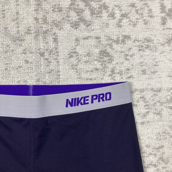 Nike Pro Dri-Fit  Compression Shorts Women's 458653 Purple Size Medium - Picture 4 of 5